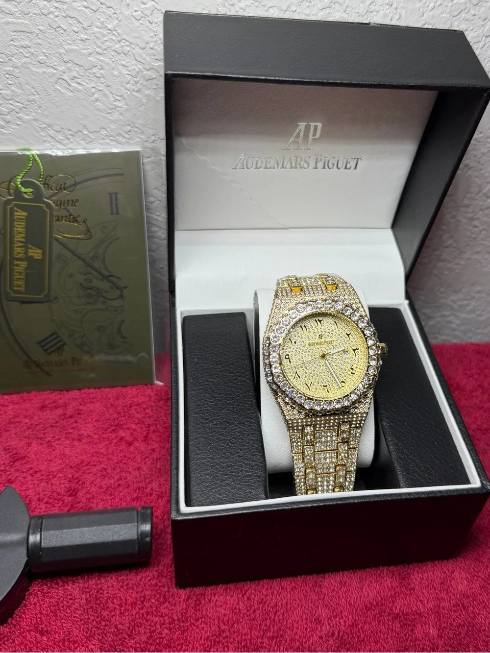 Gold plated watch